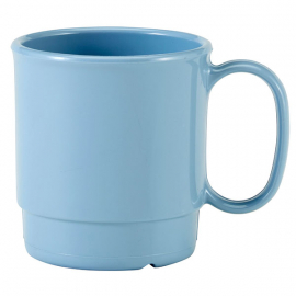 Кружка; поликарбонат; 239мл; ,H=80,L=105мм; сине-серый