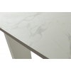 Стол Прага 120 БЕЛЫЙ МРАМОР FC13 CLEAF, пластик / БЕЛЫЙ, КАМЕНЬ СВЕТЛЫЙ