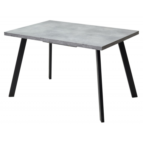 Стол BRICK M 120 Бетон Портленд/ Черный