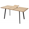 Стол ФИН 120 Дуб Канзас/ черный каркас