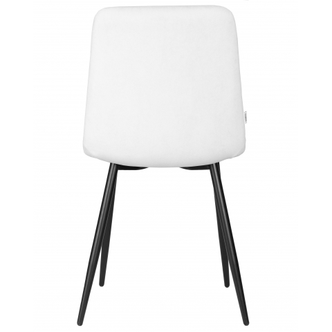 Стул обеденный CHILLY ROMBO, Светло-серый Simple 29, основание черный