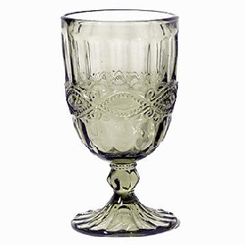 Бокал для вина «Соланж»; стекло; 275мл; D=80,H=146мм; олив.