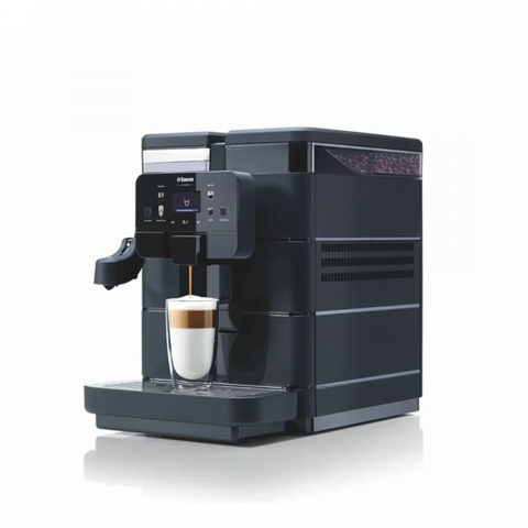 Кофемашина «Saeco Royal Plus» с краном для горячей воды; сталь,пластик; 2,5л; ,H=39,8,L=46,B=28см; 1,4Кв