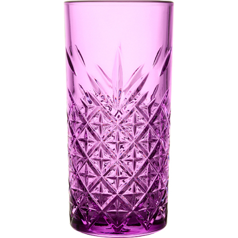 Хайбол «Энджой»; стекло; 295мл; D=66,H=141мм; фиолет.