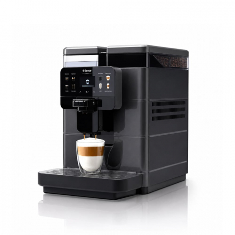 Кофемашина «Saeco Royal OTC»; сталь,пластик; 2,5л; ,H=39,8,L=46,B=28см; 1,4Квт; черный