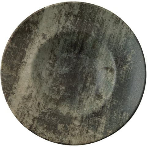 Тарелка для пасты «Эншент Волл»; фарфор; D=27см; серый