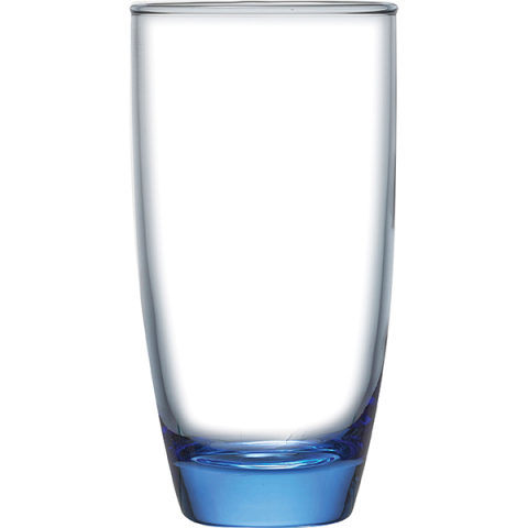 Хайбол «Лайт блю»; стекло; 300мл; ,H=14см; синий