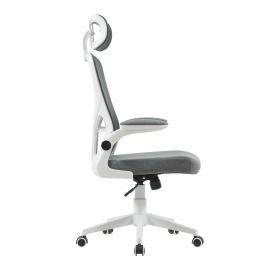 Кресло офисное TopChairs Airone серый ткань