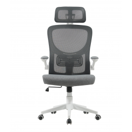 Кресло офисное TopChairs Airone серый ткань