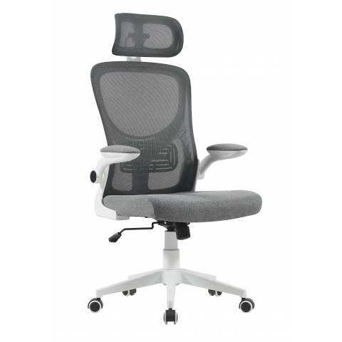 Кресло офисное TopChairs Airone серый ткань