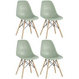 Стул Style DSW серо-зеленый x4