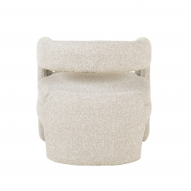 Кресло лаунж Bones серебристый