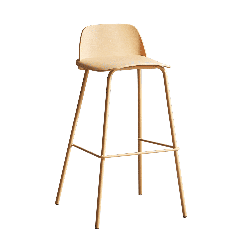 Стул барный Mist желтый