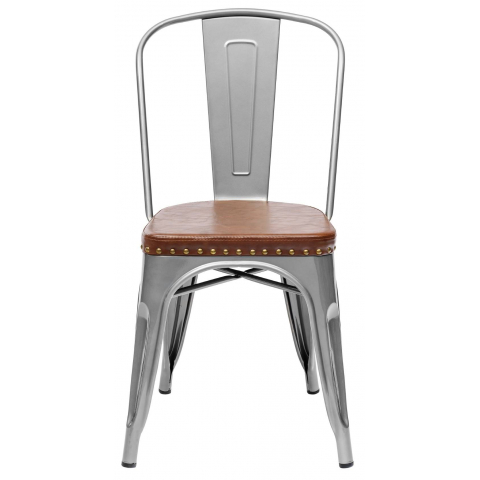 Стул TOLIX SOFT серебристый