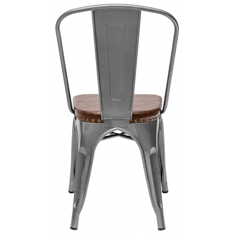 Стул TOLIX SOFT серебристый