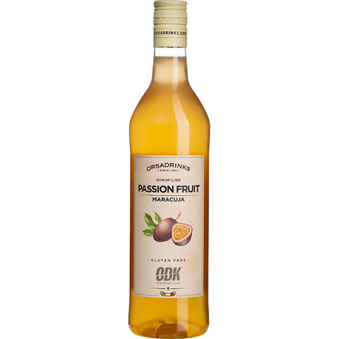 Сироп «Маракуйя» ODK; пластик; 1л; D=8,H=32см