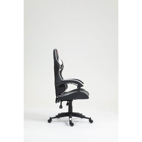 Кресло спортивное TopChairs Shadow черно-белый