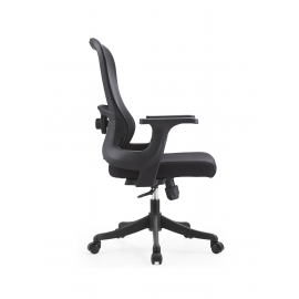 Кресло офисное TopChairs Petal черный