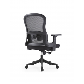 Кресло офисное TopChairs Petal черный