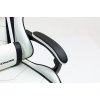 Кресло спортивное TopChairs Shadow бело-черный