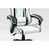 Кресло спортивное TopChairs Shadow бело-черный