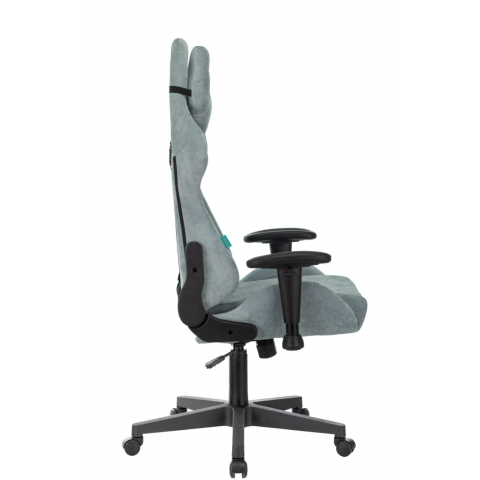 Кресло игровое Бюрократ VIKING KNIGHT LT28 FABRIC серо-голубой