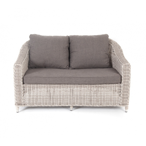 "Кон Панна" диван из искусственного ротанга двухместный, цвет бежевый