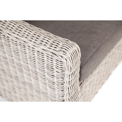 "Кон Панна" диван из искусственного ротанга двухместный, цвет бежевый