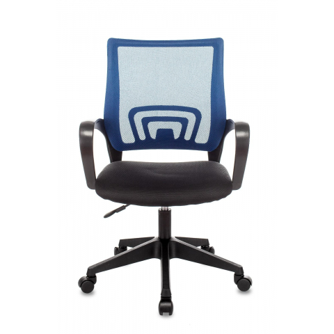 Кресло офисное TopChairs ST-Basic сетка/ткань синий