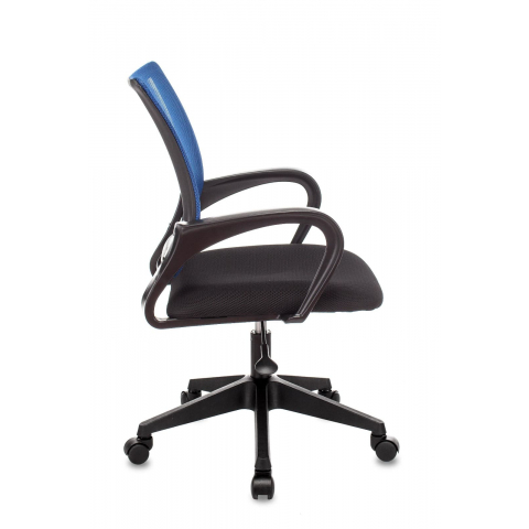 Кресло офисное TopChairs ST-Basic сетка/ткань синий