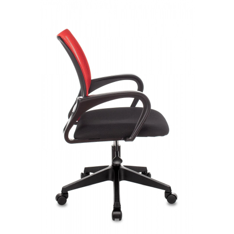 Кресло офисное TopChairs ST-Basic сетка/ткань красный