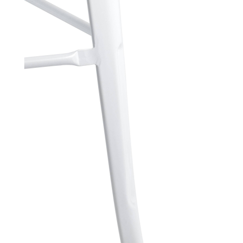 Стул барный TOLIX белый глянцевый