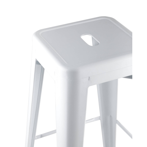 Стул барный TOLIX белый глянцевый