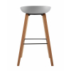 Стул барный LIBRA СЕРЫЙ