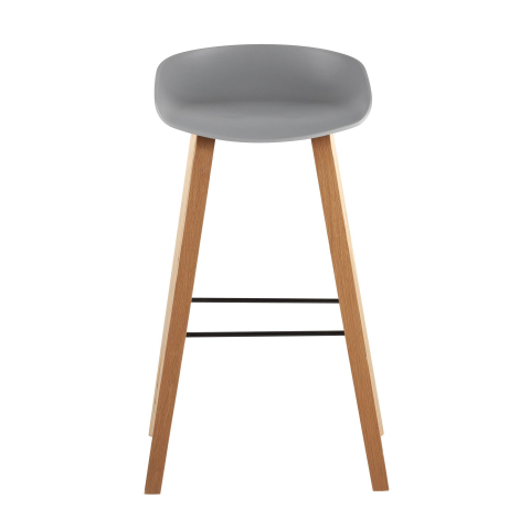 Стул барный LIBRA СЕРЫЙ