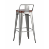 Стул барный TOLIX SOFT серебристый