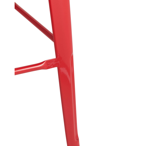 Стул барный TOLIX WOOD красный глянцевый