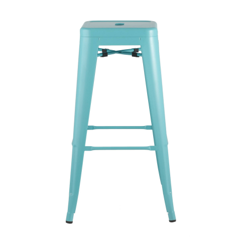 Стул барный TOLIX голубой матовый