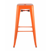 Стул барный TOLIX оранжевый глянцевый
