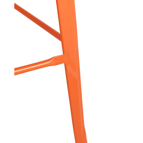 Стул барный TOLIX оранжевый глянцевый