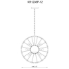 Люстра подвесная Moderli V10230-P12 Selectra