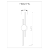 Светильник настенный светодиодный Moderli V10424-WL Brescia