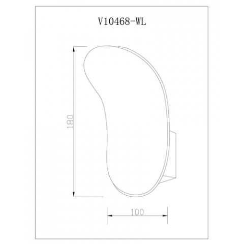 Бра светодиодный Moderli V10468-WL Parma