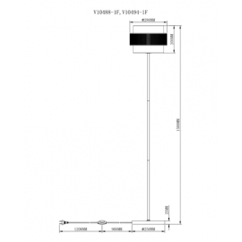 Торшер Moderli V10494-1F Gela