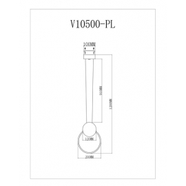 Светодиодный подвесной светильник Moderli V10500-PL Store