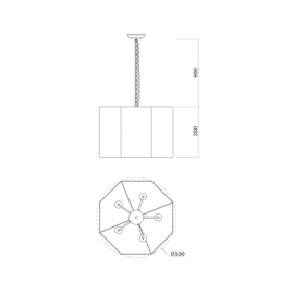 Светильник подвесной Moderli V1220-5P Rizar 5*E27*60W