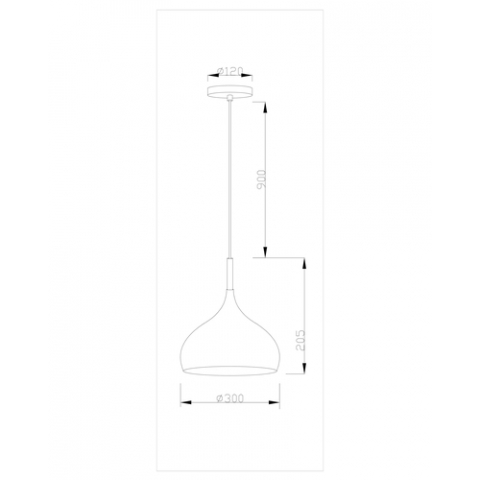 Подвесной светильник Moderli V1292-1P Eline 1*E27*60W