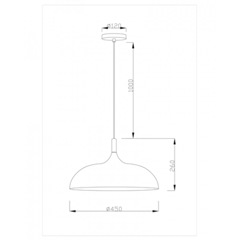 Подвесной светильник Moderli V1330-P Hygo 1*E27*60W