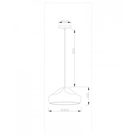 Подвесной светильник Moderli V1350-1P Kieno 1*E27*60W