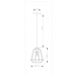 Подвесной светильник Moderli V1370-1P Hozy 1*E27*60W